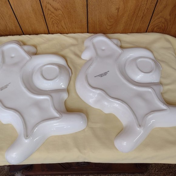 2 Large Chip & Dip Trays Beach Design Decor - Picture 10 of 10